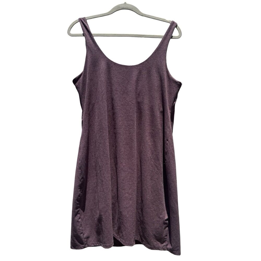 Kyodan Skort Mini Dress Size Large Purple Gym Athletic Sleeveless Breathable